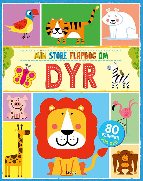 Cover for Anne McRae · Min store flapbog om - Dyr (Cardboard Book) [1st edition] (2022)