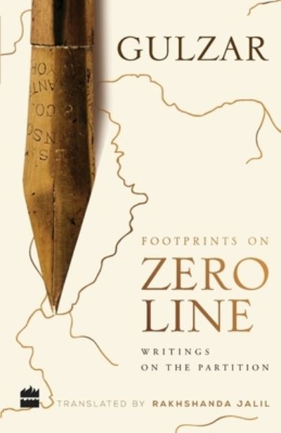 Cover for Gulzar · Footprints on zero line: writings on the partition (Taschenbuch) (2018)