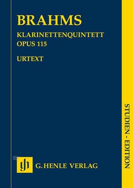 Cover for Brahms · Klarinettenquintett h-moll op115 (Bog)
