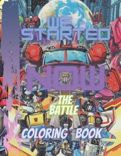 Cover for Robot Coloring · We started now (Paperback Book) (2021)