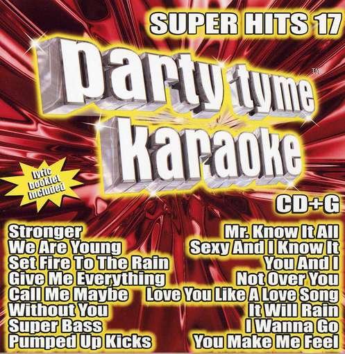 Cover for Karaoke · Party Tyme Karaoke: Super Hits 17 (CD) (2012)