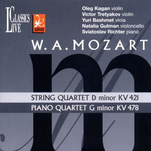 Klavierquartett Nr.1 KV 478 - Wolfgang Amadeus Mozart (1756-1791) - Musik - LIVE CLASSICS - 4015512001939 - 1 november 1999