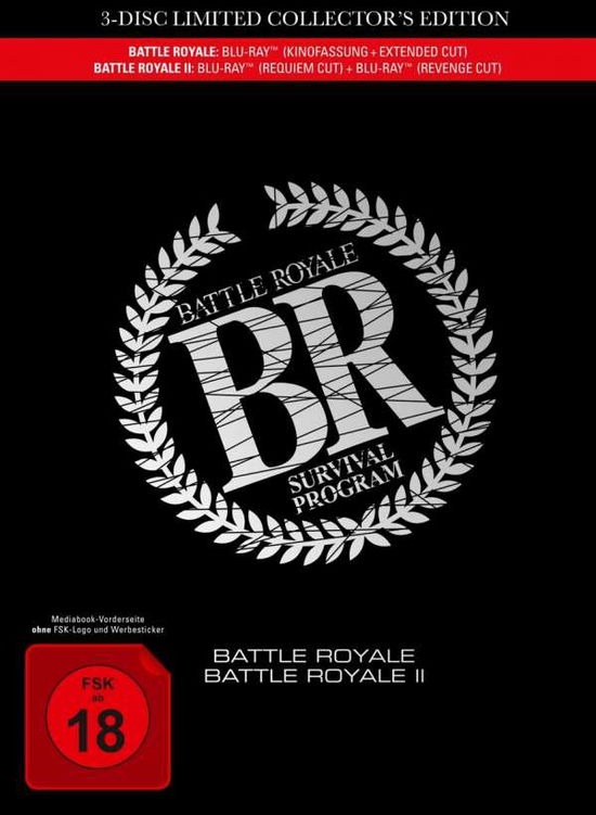 Cover for Fukasaku,kinji / Fukasaku,kenta · Battle Royale 1+2-3-disc Movie Edition Im Mediab (Blu-Ray) (2019)