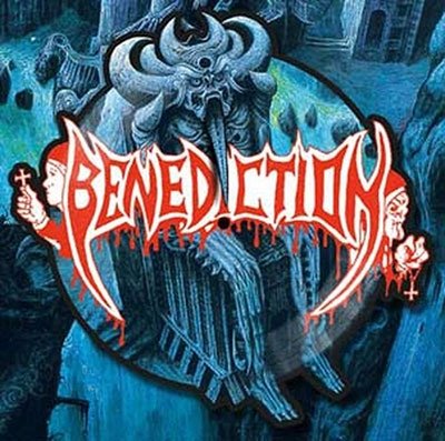 Cover for Benediction · Painted Skulls (Shaped Picture Disc) (LP) (2023)