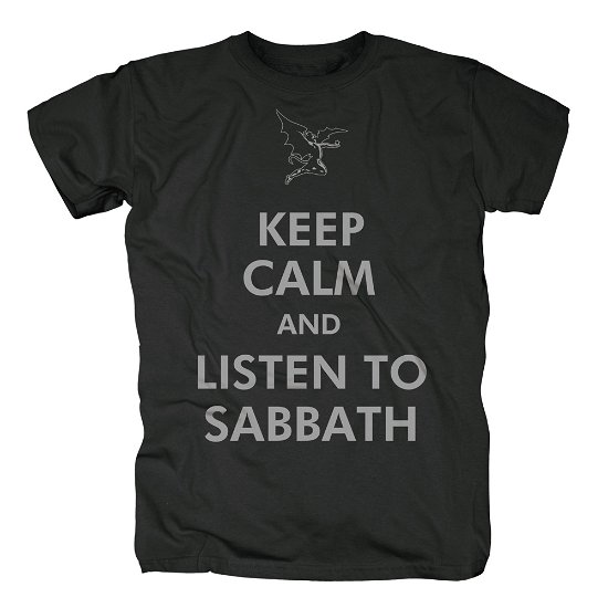 Cover for Black Sabbath · Keep Calm Black (T-shirt) [size M] (2013)