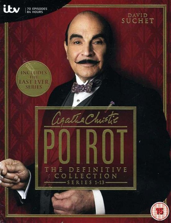 Cover for Poirot Complete Series 1-13 (DVD) (2013)