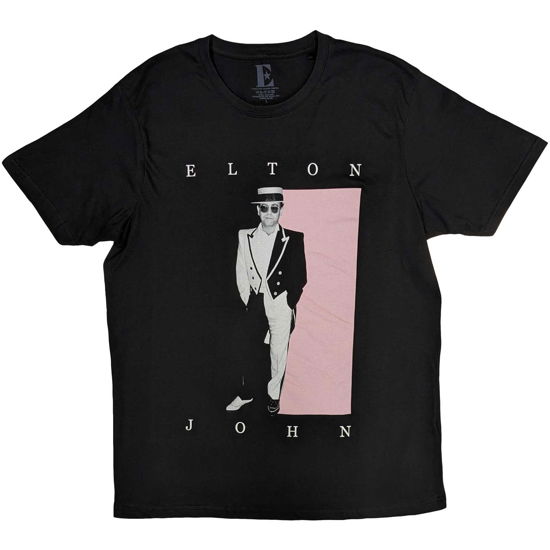 Cover for Elton John · Elton John Unisex T-Shirt: Tux Photo (T-shirt) [size S]