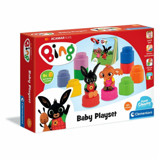 Clementoni Clemmy Mattoncini Morbidi Bing! Playset Libricino - Clementoni - Merchandise - Clementoni - 8005125176939 - 