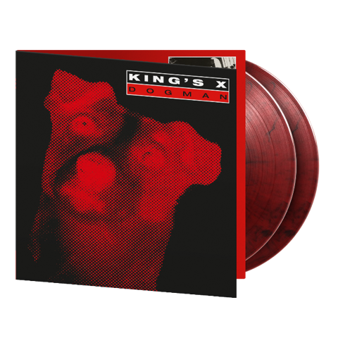 Cover for King's X · Dogman (LP) [Black &amp; Red Marbled edition] (2025)