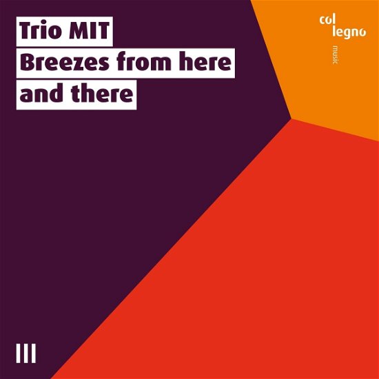 Cover for Trio MIT · Breezes from here and there (CD) (2022)