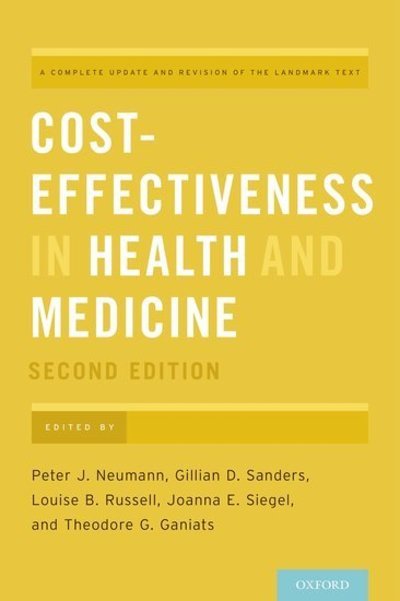 Cost-Effectiveness in Health and Medicine -  - Libros - Oxford University Press Inc - 9780190492939 - 8 de diciembre de 2016