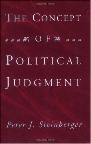 Cover for Peter J. Steinberger · The Concept of Political Judgment (Paperback Book) (1993)