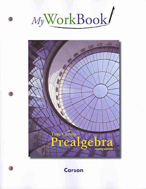 Cover for Tom Carson · MyWorkBook for Prealgebra (Paperback Book) (2012)