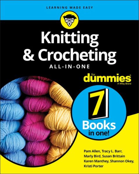 Cover for Pam Allen · Knitting &amp; Crocheting All-in-One For Dummies (Taschenbuch) (2020)