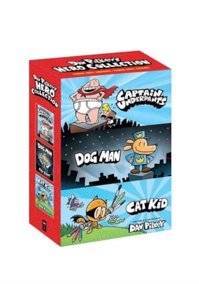 Dav Pilkey's Hero Collection (Captain Underpants #1, Dog Man #1, Cat Kid Comic Club #1) - Dog Man - Dav Pilkey - Livros - Scholastic US - 9781338819939 - 3 de fevereiro de 2022