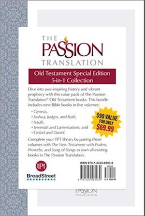 Cover for Brian Simmons · The Passion Translation Old Testament Special Edition: 5-In-1 Collection (Paperback Book) (2024)