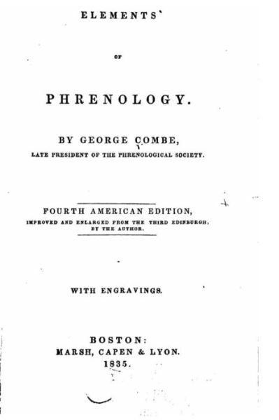 Cover for George Combe · Elements of Phrenology (Paperback Book) (2015)