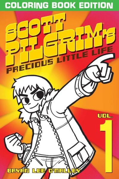 Cover for Bryan Lee O'Malley · The Scott Pilgrim Coloring Book (Paperback Bog) (2024)