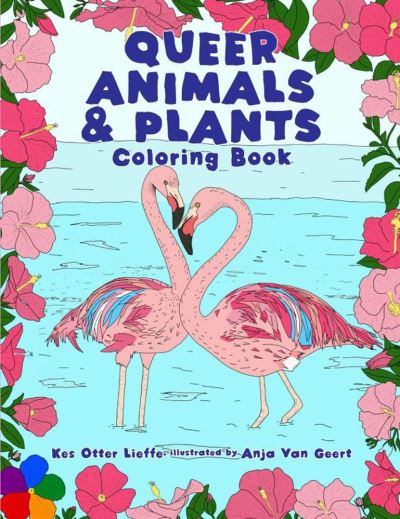 Cover for Kes Otter Lieffe · Queer Animals and Plants Coloring Book (Paperback Bog) (2023)