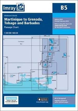 Cover for Imray · Imray Chart B5: Martinique to Tobago and Barbados Passage Chart - B Charts (Paperback Book) [New edition] (2018)