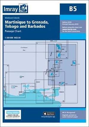 Cover for Imray · Imray Chart B5: Martinique to Tobago and Barbados Passage Chart - B Charts (Paperback Book) [New edition] (2018)