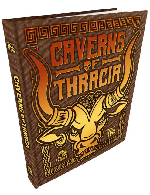 Cover for Jennell Jaquays · The Caverns of Thracia (DCC RPG) Minotaur Hide Cover (Hardcover Book) (2025)