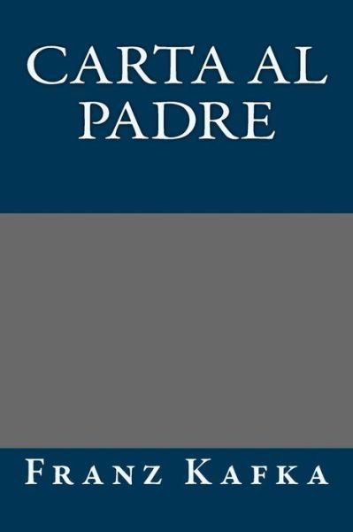 Cover for Franz Kafka · Carta al padre (Paperback Bog) (2017)