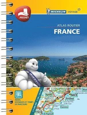 Michelin · France - Mini Atlas: Mini Atlas Spiral (Spiralbuch) (2018)