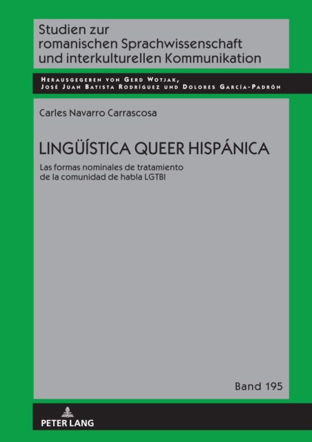 Cover for Carles Navarro Carrascosa · Lingueística Queer Hispánica (Book) (2023)