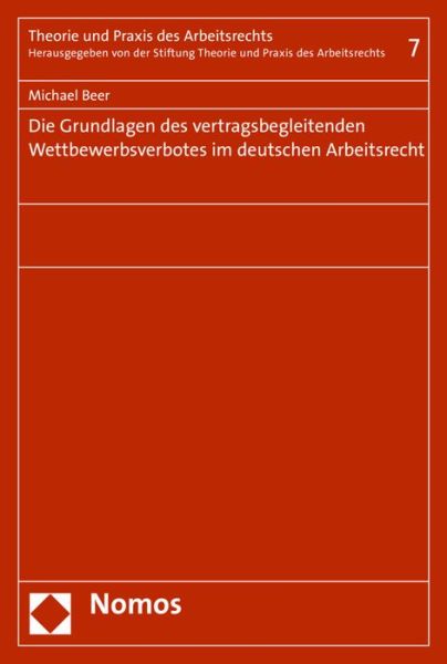 Cover for Beer · Die Grundlagen des vertragsbegleit (Book) (2017)