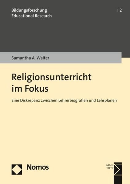 Cover for Walter · Religionsunterricht im Fokus (Book) (2017)