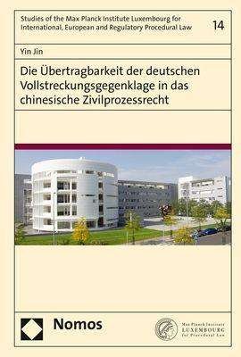 Cover for Jin · Die Übertragbarkeit der deutschen V (Buch) (2019)
