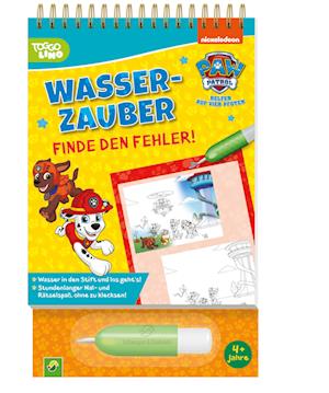 Cover for PAW Patrol Wasserzauber | Finde den Fehler. Einfach mit Wasser malen! (Book) (2023)