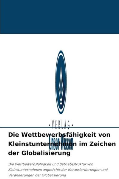 Cover for Amparo Baque · Die Wettbewerbsfahigkeit von Kleinstunternehmen im Zeichen der Globalisierung (Pocketbok) (2021)