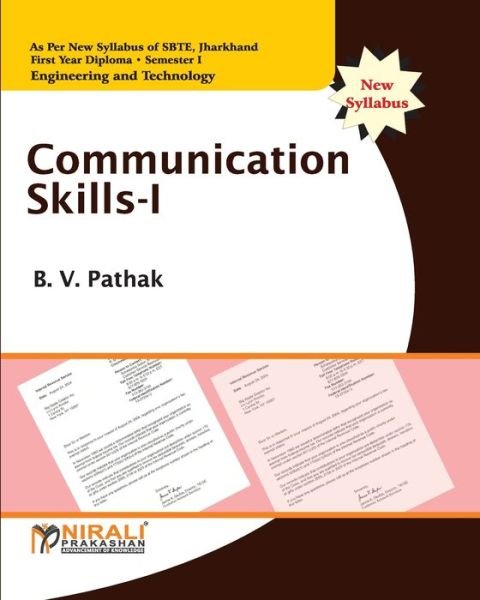 Cover for B V Prof Pathak · Communication Skills - I (Paperback Book) (2019)