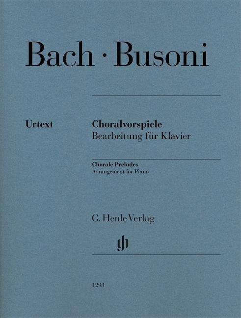Cover for Bach · Choralvorspiele, Bearbeitung für K (Bog) (2018)