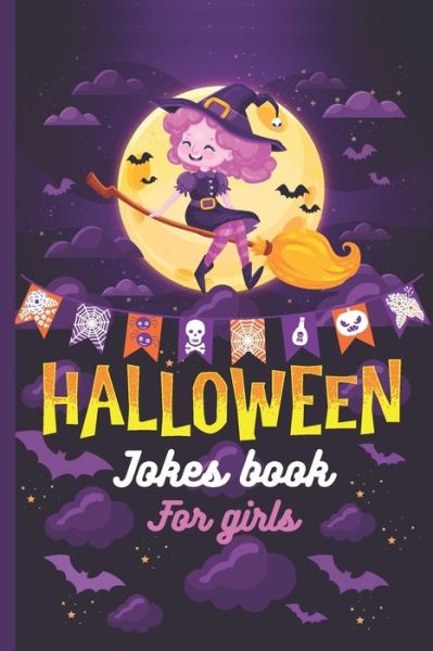 Cover for Linette Patton · Hallowen Jokes Book For Girls (Paperback Book) (2020)