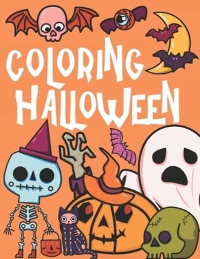 Halloween Coloring: A Spooky Coloring Book For Kids Ages 3-8 - Bee Art Press - Bøger - Independently Published - 9798696809939 - 12. oktober 2020