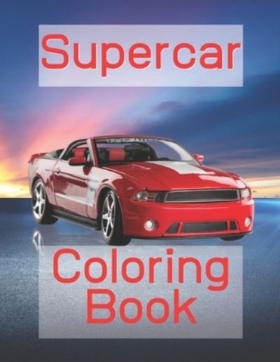 Cover for Perla · Supercar Coloring Book (Paperback Book) (2021)