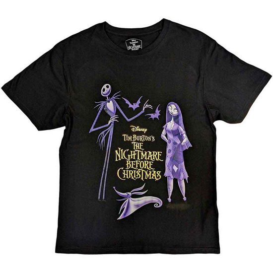 Cover for Nightmare Before Christmas - The · The Nightmare Before Christmas Unisex T-Shirt: Purple Characters (Black) (Embellished) (T-shirt)