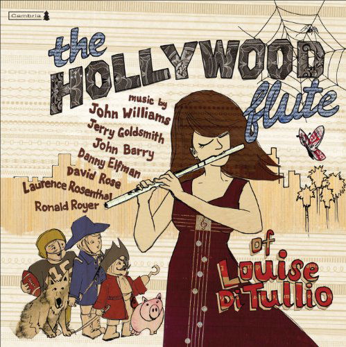 Cover for Hollywood Flute of Louise Ditullio / Various (CD) (2010)