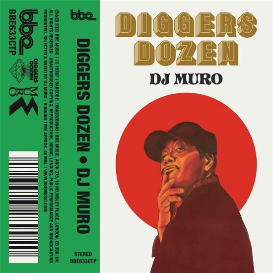 Cover for Muro · Diggers Dozen - DJ Muro (Cassette) (2023)