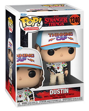 Pop TV Stranger Things S4 Dustin and Thinking Cap - Pop Television Stranger Things - Merchandise - Funko - 0889698623940 - 3. juni 2022