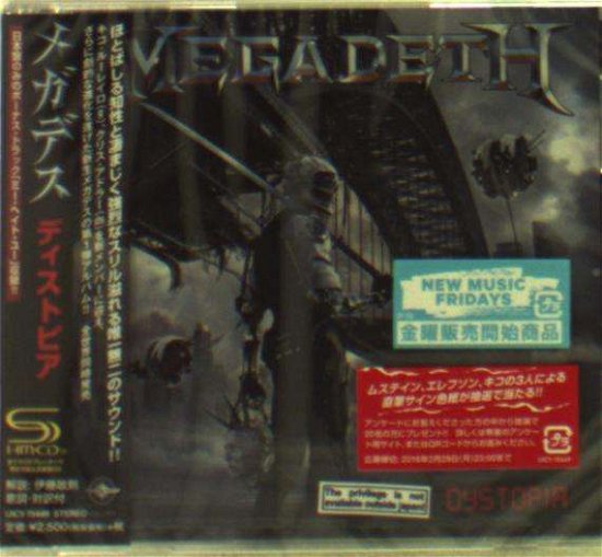 Cover for Megadeth · Dystopia (CD) [Japan Import edition] (2015)