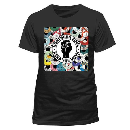 Cover for Northern Soul · Northern Soul Labels Black Small T-Shirt (T-shirt)