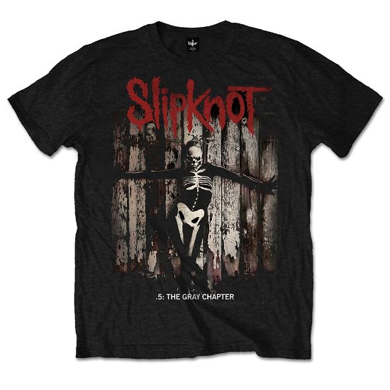 Slipknot Unisex T-Shirt: .5: The Gray Chapter Album - Slipknot - Mercancía - Bravado - 5056170607940 - 