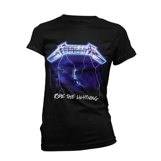 Cover for Metallica · Ride the Lightning Tracks (Black) (T-shirt) [size S] [Black edition] (2020)