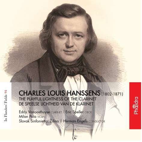 Cover for Charles Louis Hanssens · In Flanders Fields 94: The Playful Lightness Of The Clarinet (CD) [Digipak] (2019)