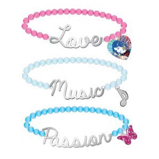 Disney: Violetta - 3 Pearl Bracelets With Charm - Violetta - Fanituote - Joy Toy - 8058150651940 - 