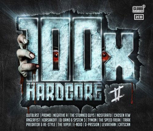 Cover for 100 X Hardcore 2 (CD) (2011)